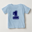 Recherche de numéro bébé vêtements Chemise d'anniversaire