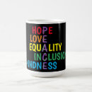 Search for peace love hope mugs Inclusion