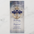 Search for nautical wedding programs Anchor