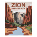 Search for zion national park posters Matching family tourist trip