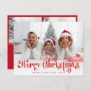 Search for merry letters christmas cards Red