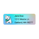 Search for westie return address labels Dog