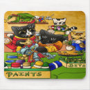 Recherche de peinture chat tapis souris Animaux