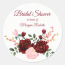Search for romantic red roses stickers Burgundy