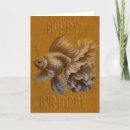 Recherche de poisson rouge anniversaire cartes Animal