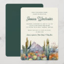 Search for desert bridal shower invitations Watercolor