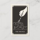 Search for author business cards Writer