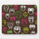 Search for colourful owl pattern mousepads Adorable