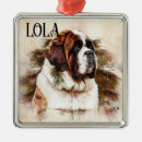 Search for saint bernard dog ornaments Winter