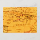 Recherche de carte des caraïbes vintage cartes postales Jamaïque