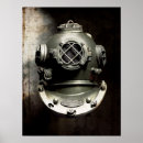 Search for dive posters Deep sea diver