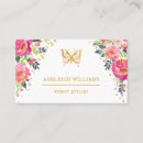Recherche de papillon floral cartes visite Aquarelle