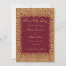 Search for indian save the dates Red