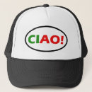 Recherche de salutations casquettes Italien