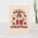 Search for cat pun christmas cards Kitty