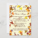 Search for maple 4x6 invitations Leaf