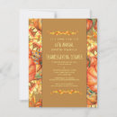 Recherche de orange thanksgiving invitations Pour eux