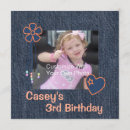 Recherche de timbres invitations Fille