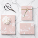 Search for botanical wrapping paper Baby shower