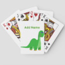 Search for dinosaur playing cards Green