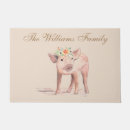 Search for farm animal doormats Watercolor