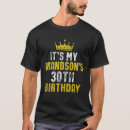 Recherche de anniversaire de fils tshirts 30e