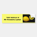 Recherche de citron voiture autocollants Pare chocs