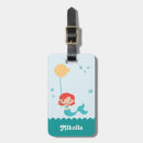 Recherche de petite sirène bagages étiquettes Fille