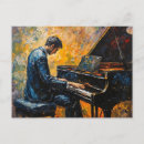Search for piano painting postcards Music