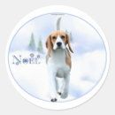 Search for beagle christmas stickers Animals