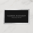 Recherche de argent noir cartes visite Immobiliers