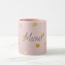 Search for gold cat mugs Kitty