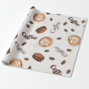 Recherche de motif café papier cadeau Haricot