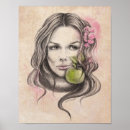 Recherche de pommes de art Vert