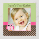 Search for owl 1st birthday invitations Party