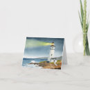 Search for lighthouse light invitations Watercolor