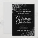 Search for black floral invitations Simple