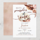 Search for white pumpkin birthday invitations Our little pumpkin