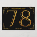Search for 78th birthday invitations Elegant