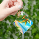 Search for palm trees and beach keychains Beachy