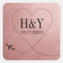 Search for travel wedding stickers Destination