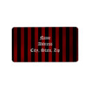 Search for cute goth return address labels Black