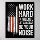 Search for success posters Work hard