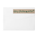 Search for brush script return address labels Merry christmas