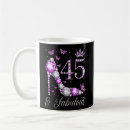 Search for 45 years mugs Birthday
