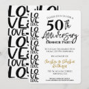 Recherche de anniversary dinner party invitations Typographie