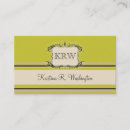 Recherche de cadre fleuri cartes visite Monogramme