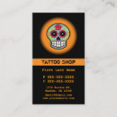 Recherche de tatouage crâne cartes visite Professionnel