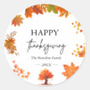 Search for elegant thanksgiving stickers Simple