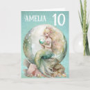 Search for magical mermaid cards Glitter